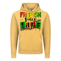 Vintage Mustard Free-ish since 1865 Vintage Hoodie - Zillion Design Studio