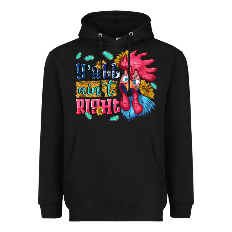 Yall Aint Right With Chicken Heavyweight Hoodie by NancyCooperArtShop | Teevron