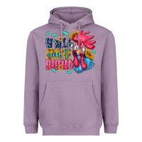 Lavender yall aint right with chicken Heavyweight Hoodie - NancyCooperArtShop