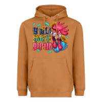 Meerkat yall aint right with chicken Heavyweight Hoodie - NancyCooperArtShop