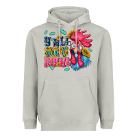 Moon Dust yall aint right with chicken Heavyweight Hoodie - NancyCooperArtShop
