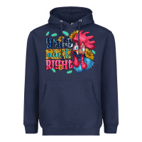 Navy yall aint right with chicken Heavyweight Hoodie - NancyCooperArtShop