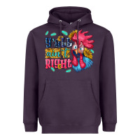 Plum yall aint right with chicken Heavyweight Hoodie - NancyCooperArtShop