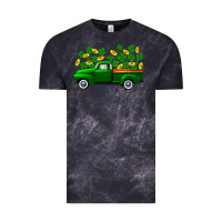 Cloud Black st patricks shamrock gold truck Vintage Tee - FaDigitalArtStudio