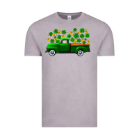 Vintage Zinc st patricks shamrock gold truck Vintage Tee - FaDigitalArtStudio