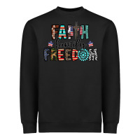 Black faith family freedom Heavyweight Sweatshirt - CowhideDigitalArt