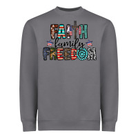 Storm faith family freedom Heavyweight Sweatshirt - CowhideDigitalArt