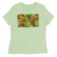 Matcha mardi gras crawfish and glitter background Ladies Tee - AdoDesignShop