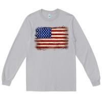 Moon Dust American flag Long Sleeve Tee - JahusDesignShop