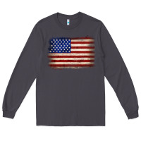 Smoke American flag Long Sleeve Tee - JahusDesignShop