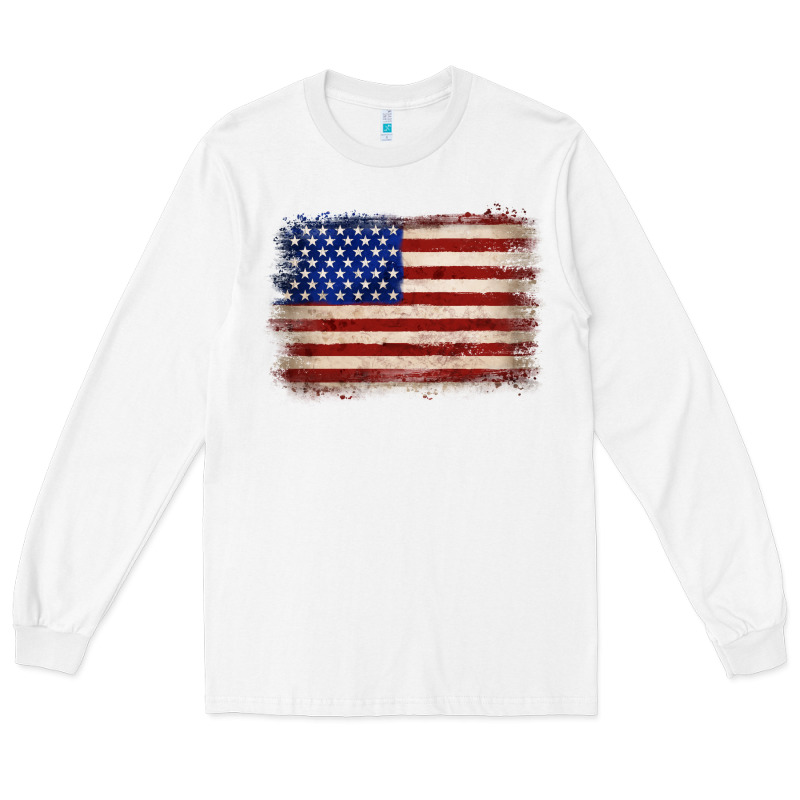 American Flag Long Sleeve Tee by JahusDesignShop | Teevron