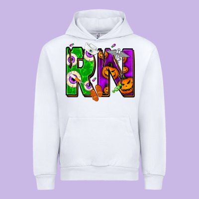 Halloween Rn Registered Nurse Urban Hoodie Designed By Nancycooperartshop