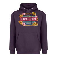 Plum welcome to the fabulous happy girl avenue Heavyweight Hoodie - MaliasSmallBusiness