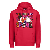 Cardinal too cute to spook Premium Hoodie - BarkalooDesign