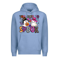 Colony Blue too cute to spook Premium Hoodie - BarkalooDesign