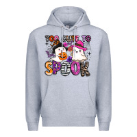 Heather Grey too cute to spook Premium Hoodie - BarkalooDesign