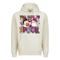 Oatmeal Heather too cute to spook Premium Hoodie - BarkalooDesign