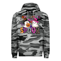 Slate Camo too cute to spook Premium Hoodie - BarkalooDesign