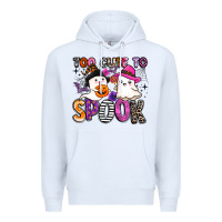 White too cute to spook Premium Hoodie - BarkalooDesign