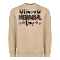 Mushroom happy memorial day Heavyweight Sweatshirt - CowhideDigitalArt