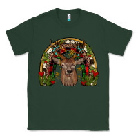 Sports Green deer rainbow Classic Tee - JahusDesignShop