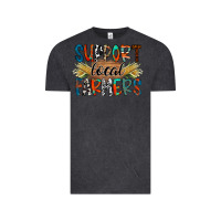 Vintage Black support local farmers Vintage Tee - RacoonDesign