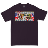 Plum 1776 4th of july license plate Premium Tee - BarkalooDesign