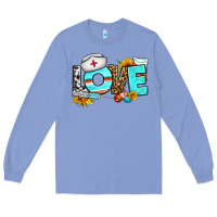 Colony Blue love nurse western Long Sleeve Tee - BundleAndBundleShop