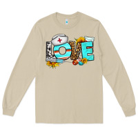 Mushroom love nurse western Long Sleeve Tee - BundleAndBundleShop