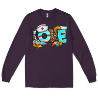 Plum love nurse western Long Sleeve Tee - BundleAndBundleShop