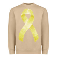 Mushroom sarcoma or bone cancer ribbon Heavyweight Sweatshirt - FaDigitalArtStudio