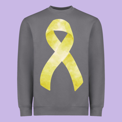 Sarcoma Or Bone Cancer Ribbon Heavyweight Sweatshirt Designed By Fadigitalartstudio