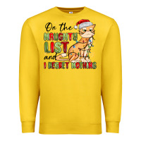 Lemon on the naughty list and i regret nothing Premium Sweatshirt - MaliasSmallBusiness