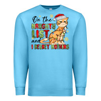 Ocean Blue on the naughty list and i regret nothing Premium Sweatshirt - MaliasSmallBusiness