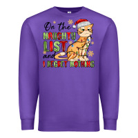 Purple on the naughty list and i regret nothing Premium Sweatshirt - MaliasSmallBusiness
