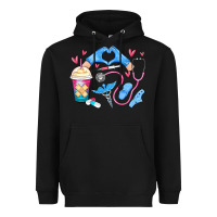 Black nurse life Heavyweight Hoodie - MaliasSmallBusiness