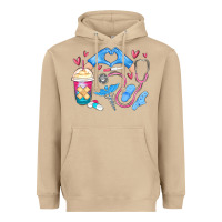 Mushroom nurse life Heavyweight Hoodie - MaliasSmallBusiness