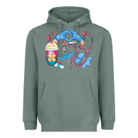 Sage nurse life Heavyweight Hoodie - MaliasSmallBusiness