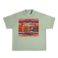 Oil Green 4th of July sparkler tribe Urban Heavy Tee - HRA Design Shop