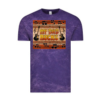 Cloud Purple my dad rocks Vintage Tee - HRA Design Shop
