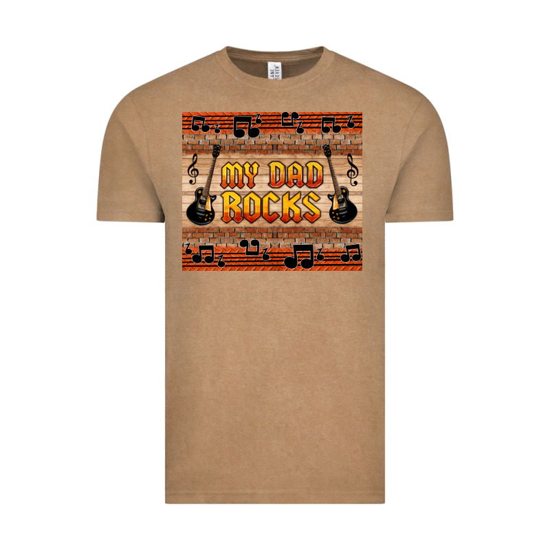 My Dad Rocks Vintage Tee by HRA Design Shop | Teevron