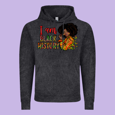 I Am Black History Vintage Hoodie Designed By Zillion Design Studio