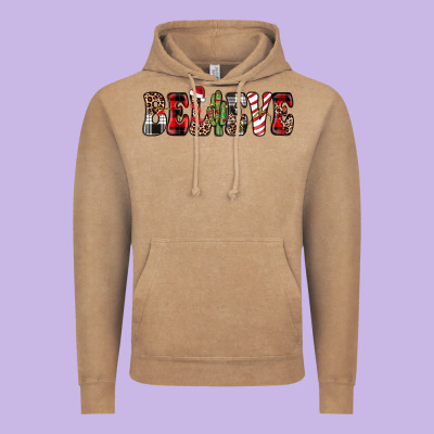Believe Vintage Hoodie Designed By Jahusdesignshop