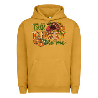 Pigment Peanut Butter Talk turkey to me Thanksgiving p Urban Hoodie - NancyCooperArtShop