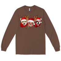 Chestnut christmas dogs corgi chihuahua frenchie Long Sleeve Tee - Jasminsmagicworld