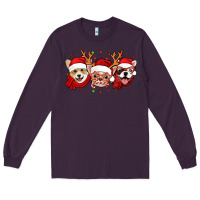 Christmas Dogs Corgi Chihuahua Frenchie Long Sleeve Tee | Teevron