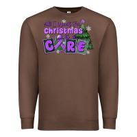 Chestnut all i want for christmas is a cure pancreatic canc Premium Sweatshirt - MaliasSmallBusiness