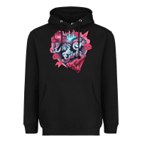 Black lets go girls pink Heavyweight Hoodie - NancyCooperArtShop
