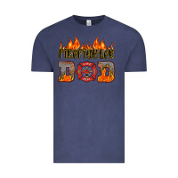 Vintage Denim firefighter dad Vintage Tee - HRA Design Shop