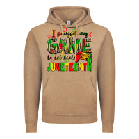 Vintage Coffee I paused my game to celebrate Juneteenth Vintage Hoodie - Zillion Design Studio
